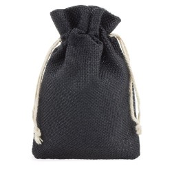Polyester pouch with drawstring