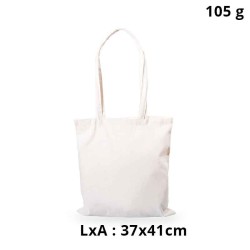 100% Cotton Bag 105 gr. with 70cm Handles