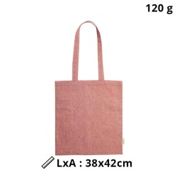 Recycled cotton bag 120 g/m²