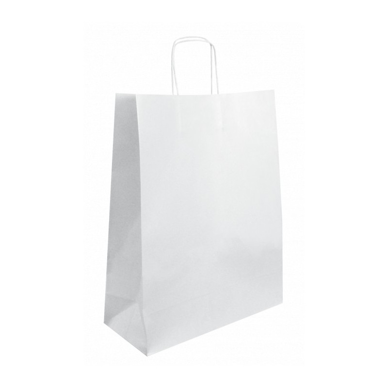 Twisted Wing Paper Bag white