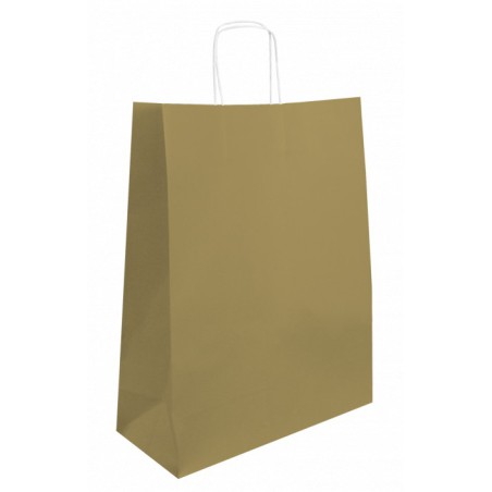 Twisted Wing Paper Bag gold 