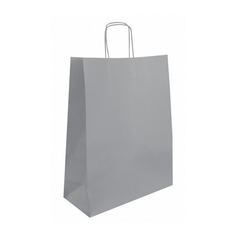 Twisted Wing Paper Bag silver