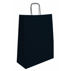Twisted Wing Paper Bag black