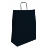 Twisted Wing Paper Bag black
