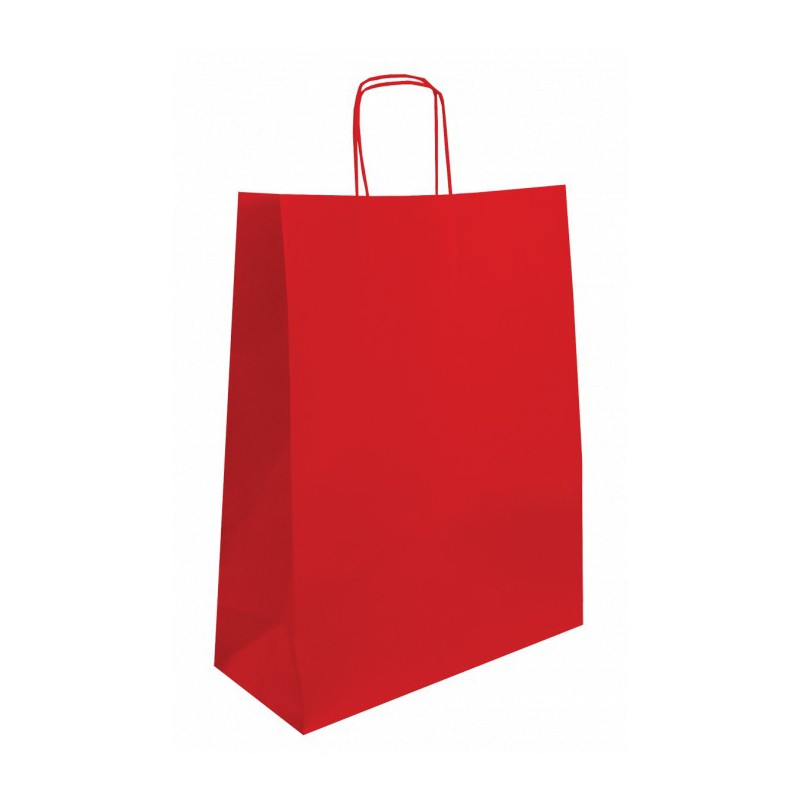 Twisted Wing Paper Bag red 