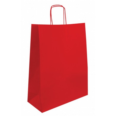 Twisted Wing Paper Bag red 