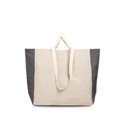 190 g/m2 recycled cotton bag with side